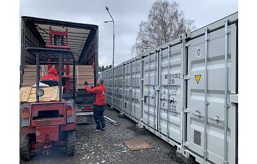 Skladovací kontejnery k pronájmu v Praze